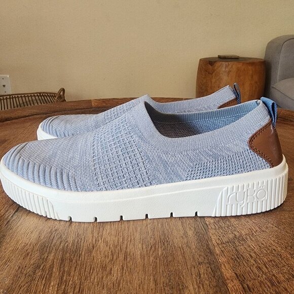 Ryka Blue Dawn Vista Slip-on Flat Sneakers Women's Size 9W / 9 Wide - Picture 6 of 12